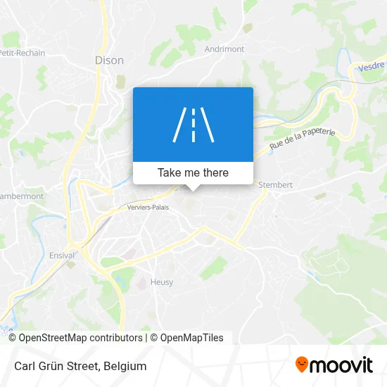 Carl Grün Street map