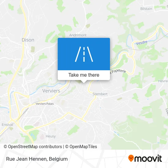 Jean Hennen Street map