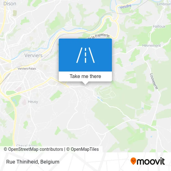 Thiniheid Street map