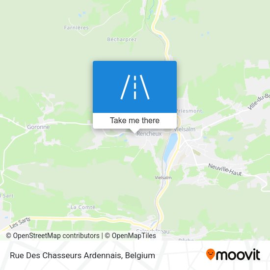 Rue Des Chasseurs Ardennais plan