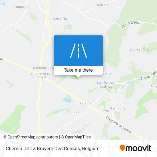 Chemin De La Bruyère Des Censes map