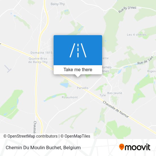 Chemin Du Moulin Buchet plan