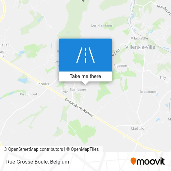 Grosse Boule Street map