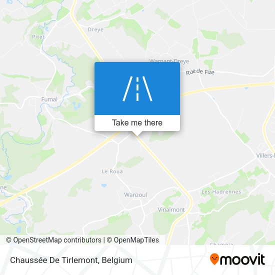 Chaussée De Tirlemont plan
