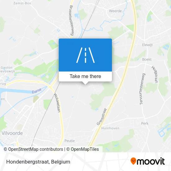 Hondenbergstraat map