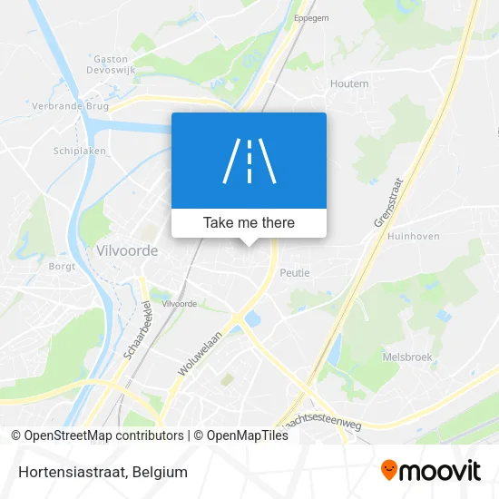 Hortensiastraat map