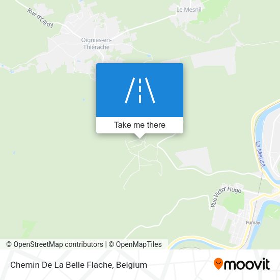 Chemin De La Belle Flache map