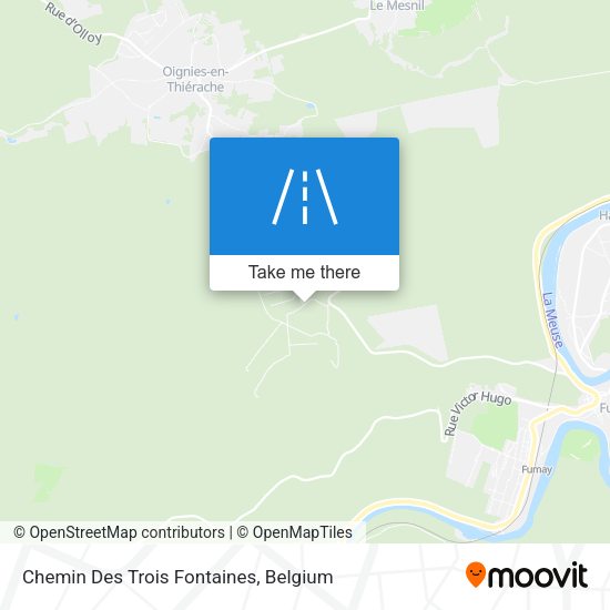 Chemin Des Trois Fontaines map