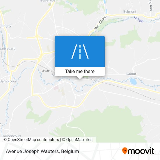 Avenue Joseph Wauters map