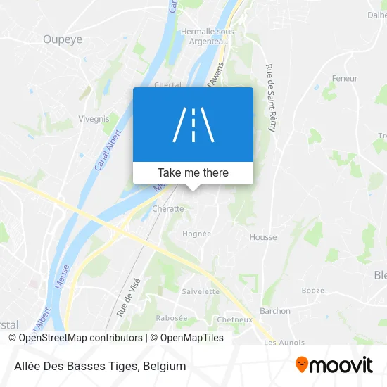Allée Des Basses Tiges map