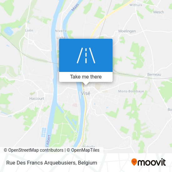 Rue Des Francs Arquebusiers plan
