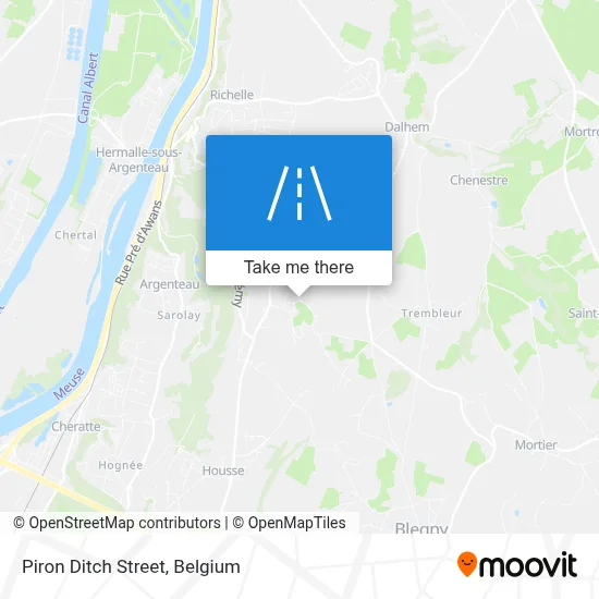 Piron Ditch Street map