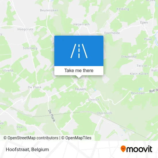 Hoofstraat map