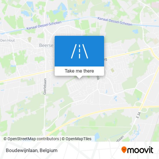 Boudewijnlaan map