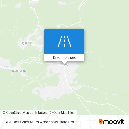 Chasseurs Ardennais Street map