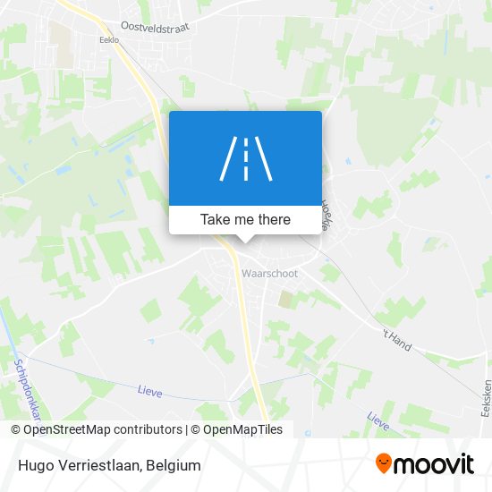 Hugo Verriestlaan map