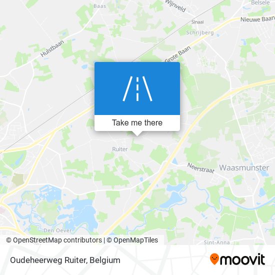 Oudeheerweg Ruiter map