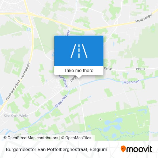 Burgemeester Van Pottelberghestraat plan