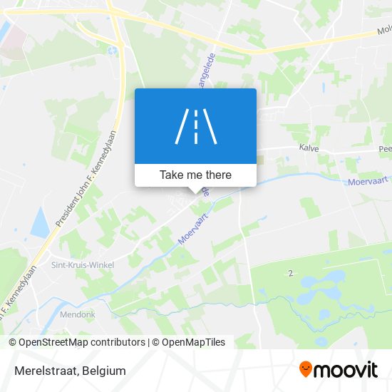 Merelstraat map