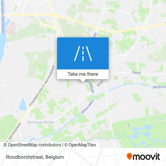 Roodborststraat map