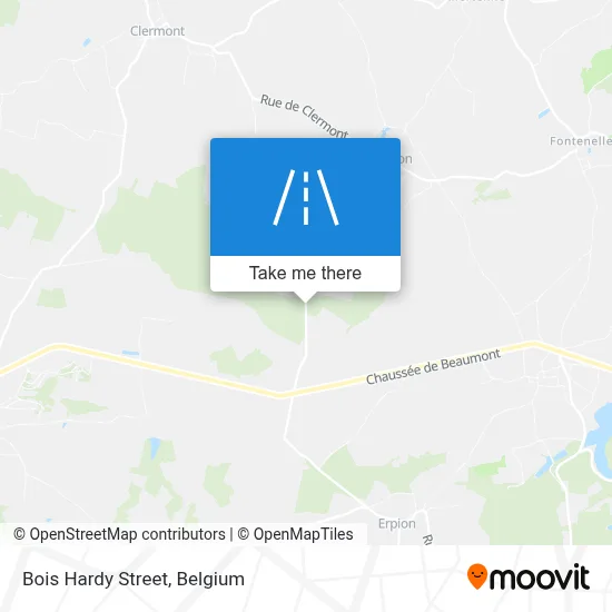 Bois Hardy Street map
