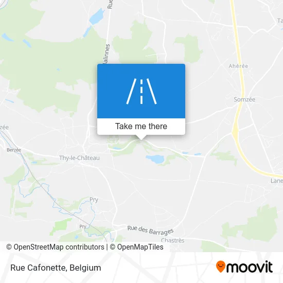 Cafonette Street map