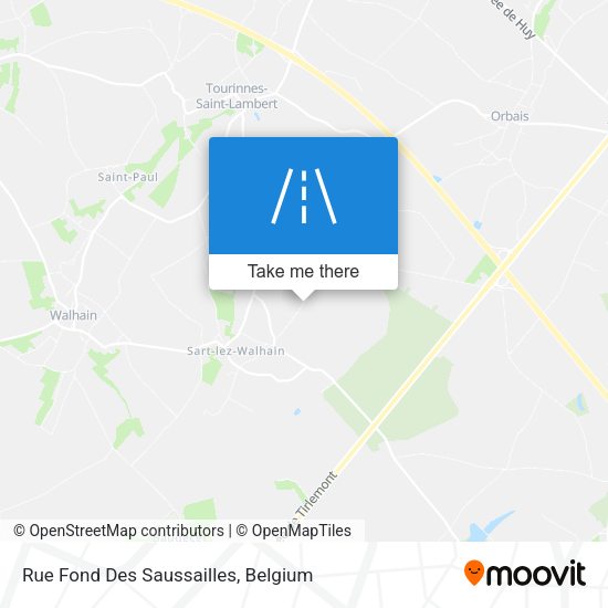Rue Fond Des Saussailles plan