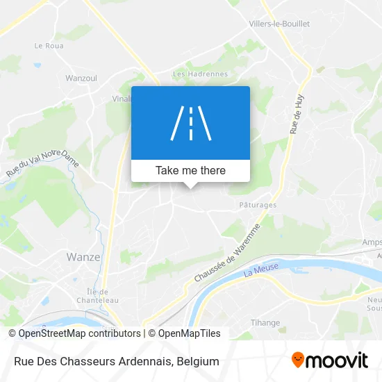 Ardennes Hunters Street map