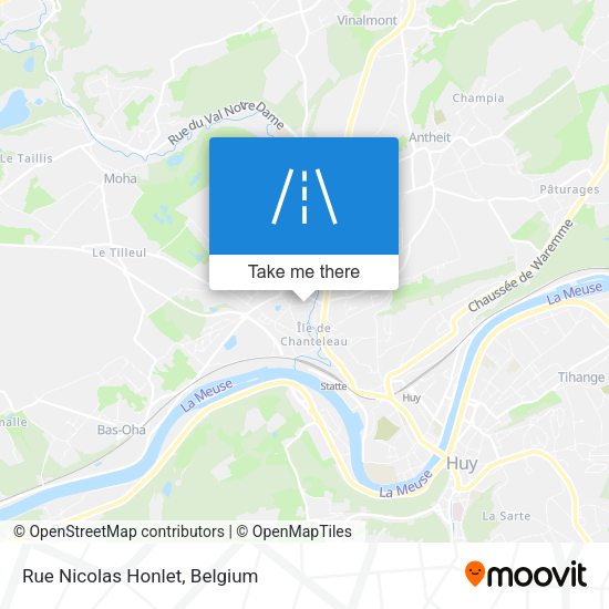 Rue Nicolas Honlet plan