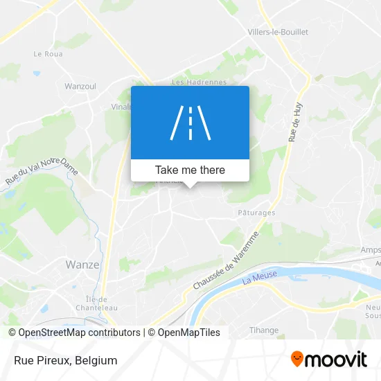 Rue Pireux map