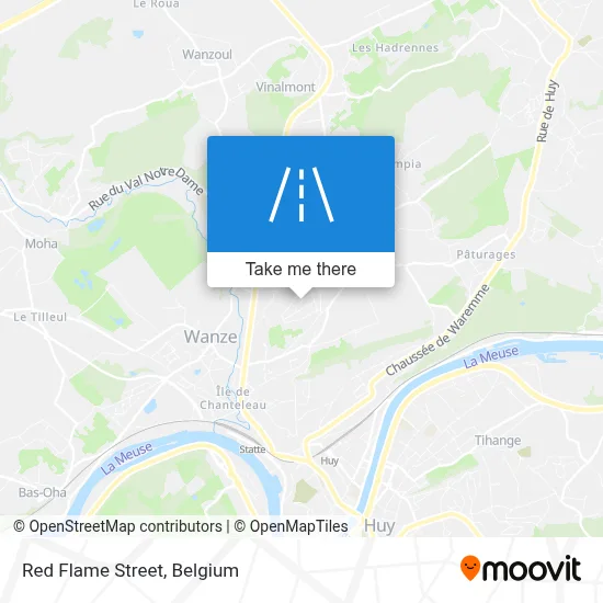 Red Flame Street map