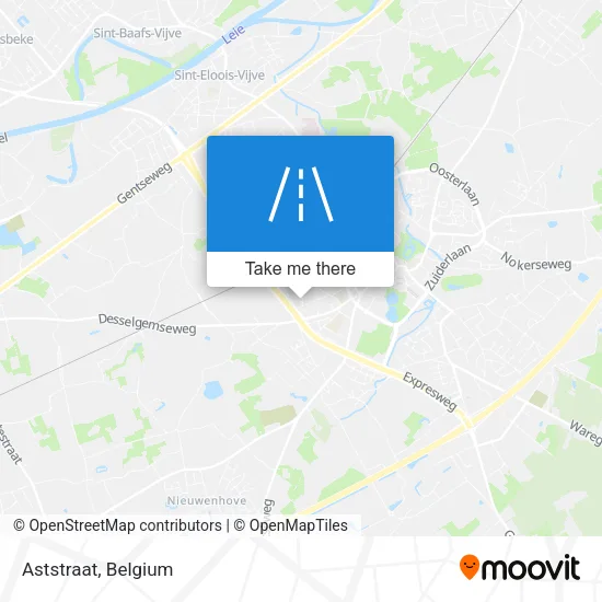 Aststraat map