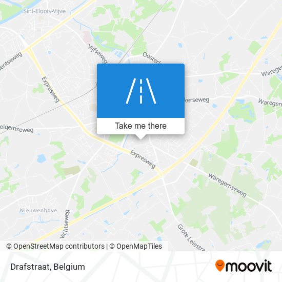 Drafstraat map