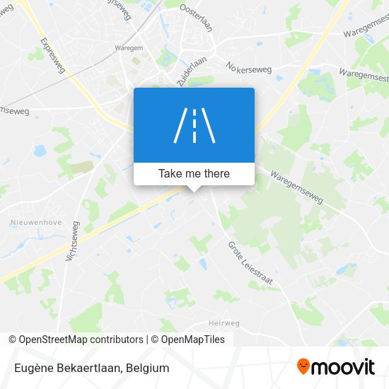 Eugène Bekaertlaan map