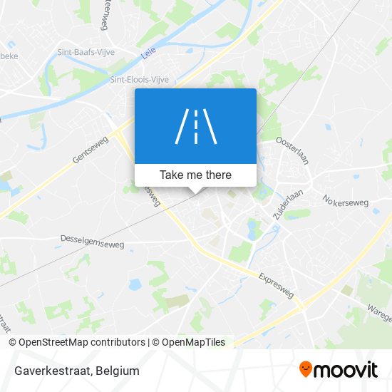 Gaverkestraat map