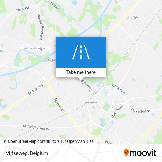 Vijfseweg map