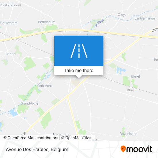 Avenue Des Erables plan