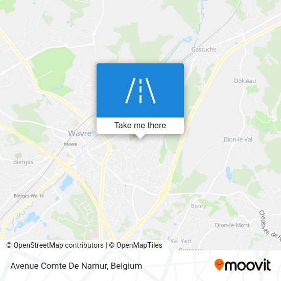 Avenue Comte De Namur plan