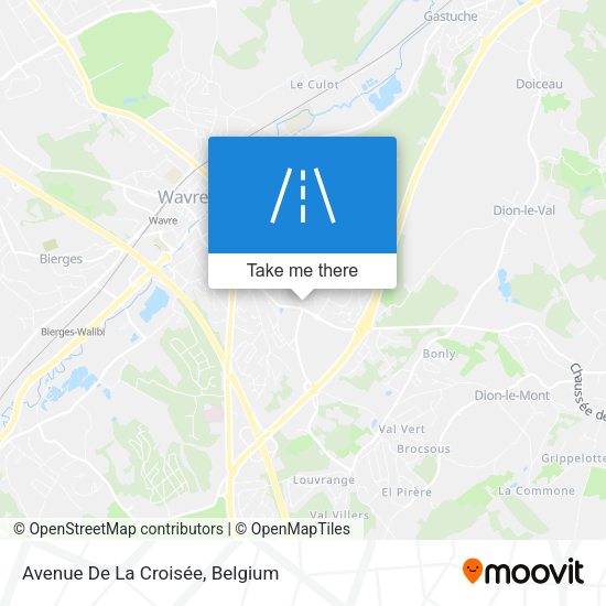 Avenue De La Croisée plan