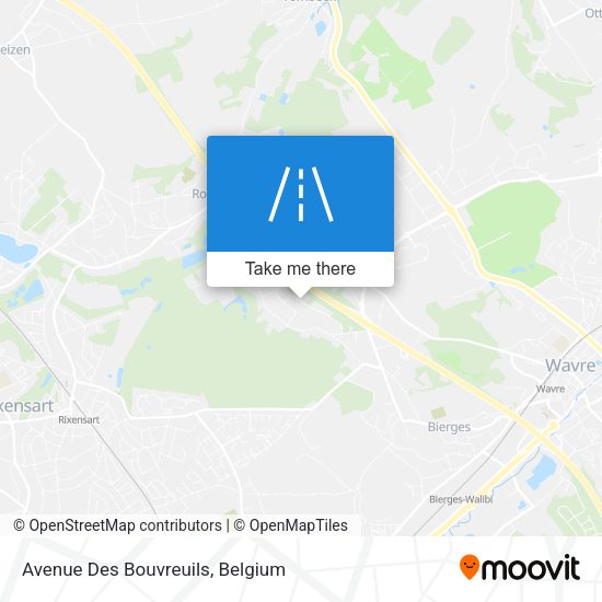 Avenue Des Bouvreuils plan