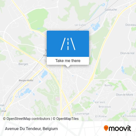 Avenue Du Tendeur plan