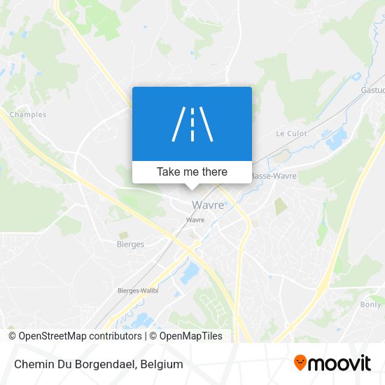 Chemin Du Borgendael plan