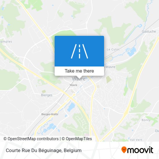 Courte Rue Du Béguinage map