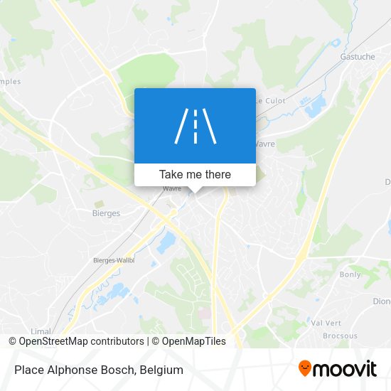 Place Alphonse Bosch plan