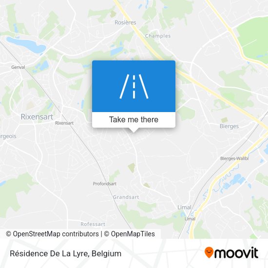 Résidence De La Lyre map