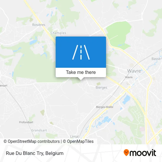 Blanc Try Street map