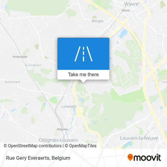 Rue Gery Everaerts map