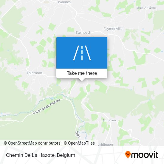Chemin De La Hazote plan