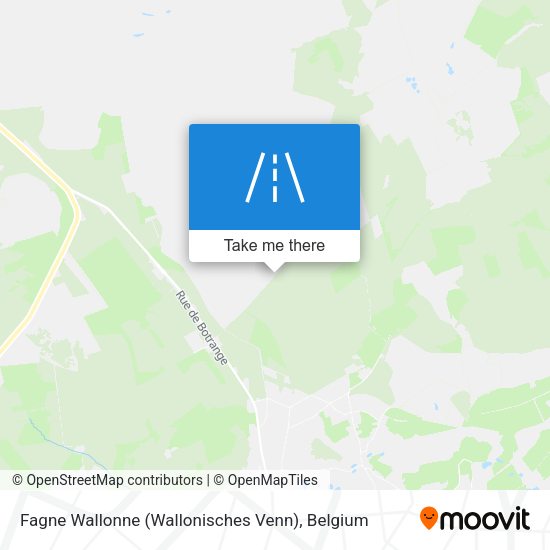 Fagne Wallonne (Wallonisches Venn) plan