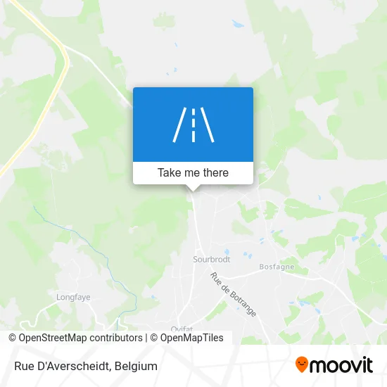 Street of Averscheidt map